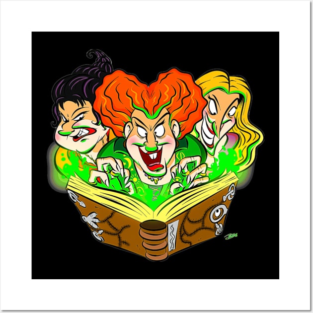 The Sanderson Sisters Wall Art by gallaugherus